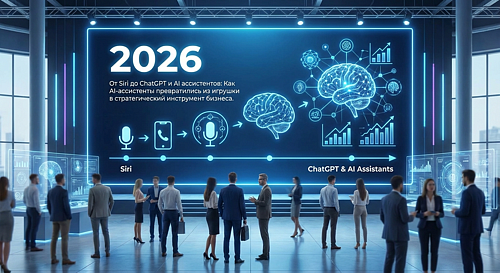 От Siri до ChatGPT и Ai ассистентов: Как AI-ассистенты превратились из игрушки в стратегический инструмент бизнеса.
